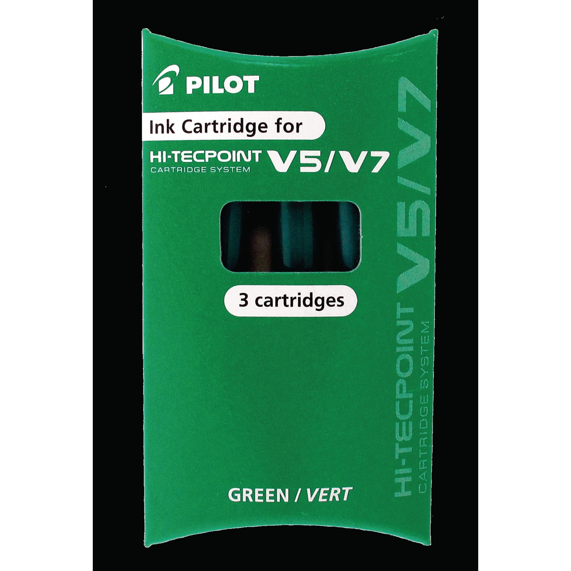 Pilot Hi-Tecpoint V5-V7 Cartridges - Green